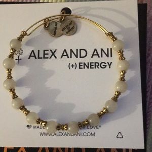 Alex and ani light pink beaded